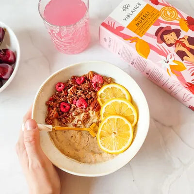 Granola léger aux baies et au chia