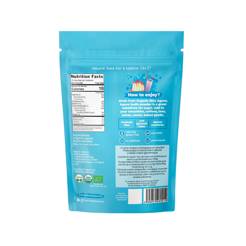 Agave Inuline en poudre Bio