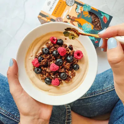 Granola au chocolat et au café