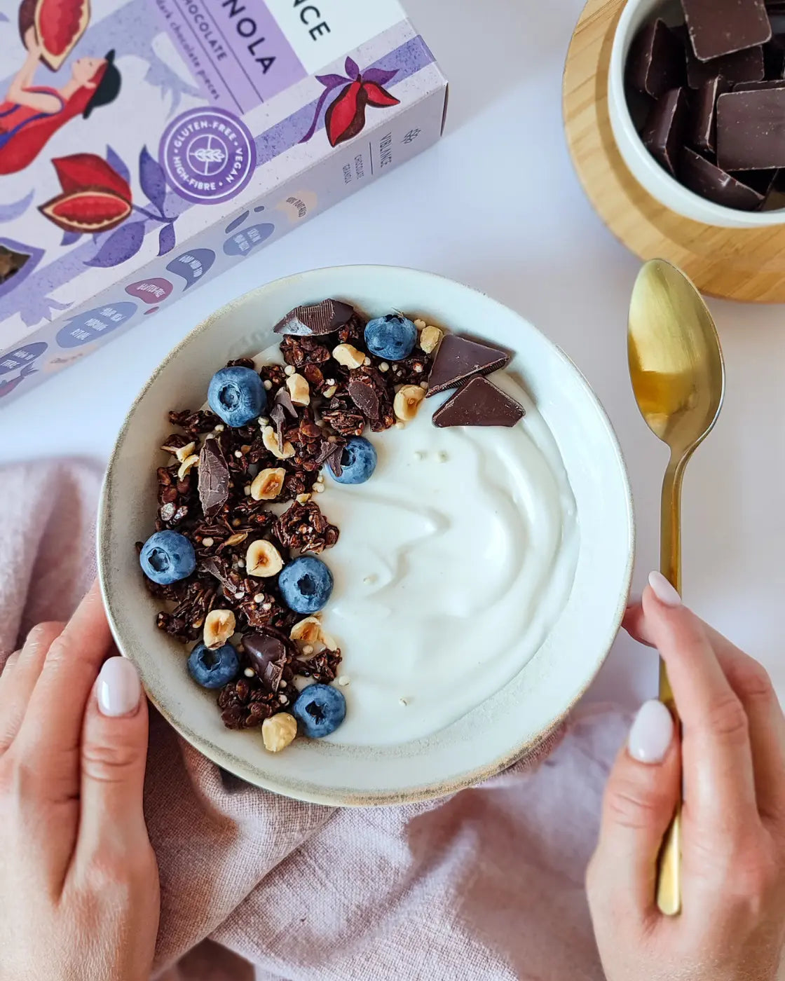 Granola au chocolat & pépites de chocolat