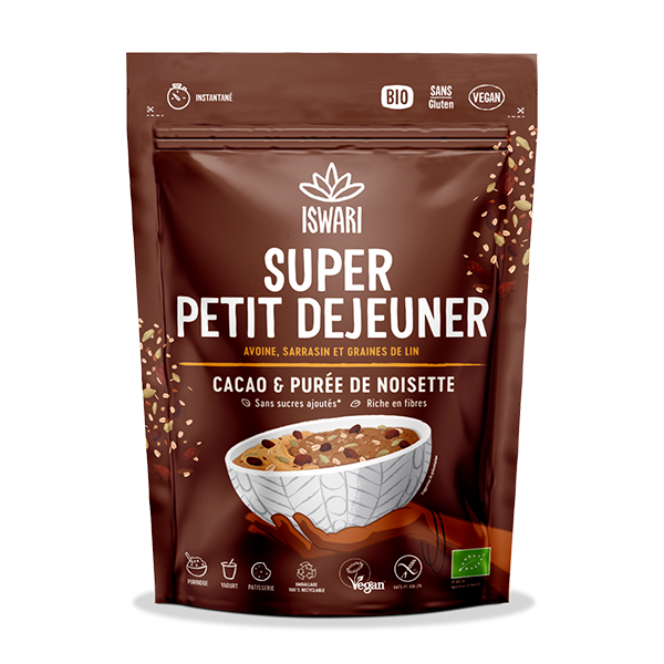 Super Petit Dejeuner Cacao & Purée de noisettes
