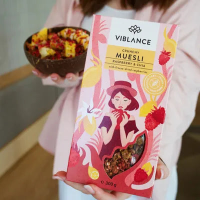 Granola léger aux baies et au chia