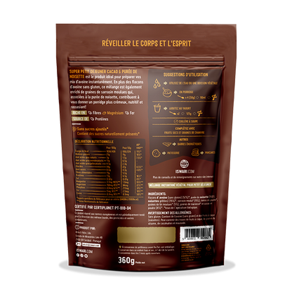 Super Petit Dejeuner Cacao & Purée de noisettes