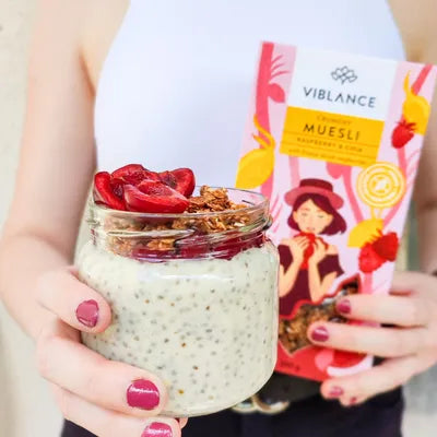 Granola léger aux baies et au chia