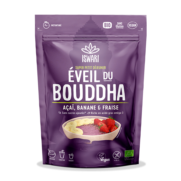Éveil du Bouddha Açaï, Fraise & Banane